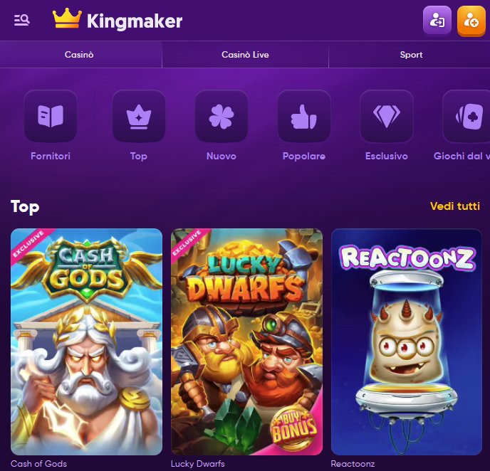 Présentation de kingmaker online casino Présentation de kingmaker online casino