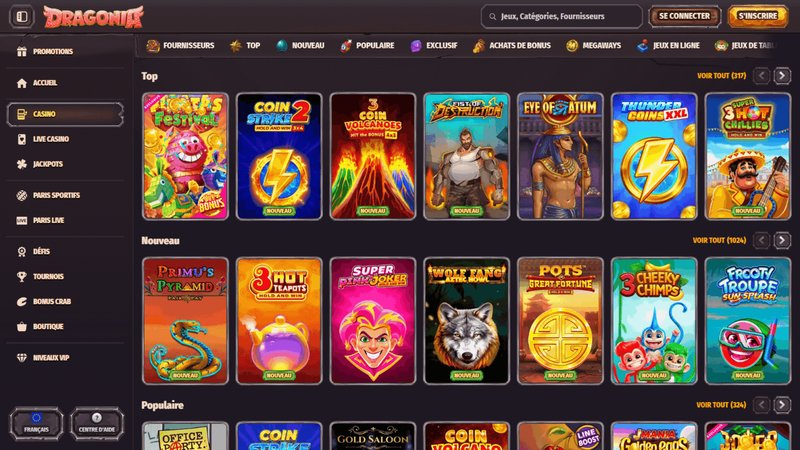Dragonia casino en ligne à France Dragonia casino en ligne à France
